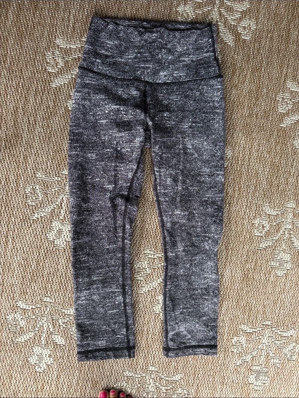 Lululemon Gray Marled High-Waist Leggings